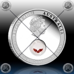 1oz TREASURES OF THE WORLD - EUROPE (LOCKET COIN WITH GARNET) 2013